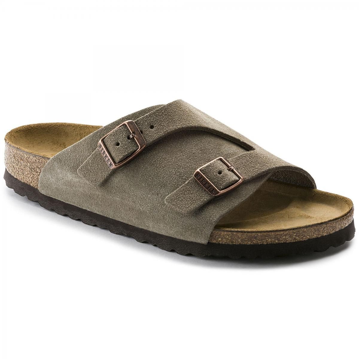 버켄스탁 프리미엄 스웨이드 스트랩 샌들 Zrich Suede Leather 0050461/0050463 TAUPE - 상세 이미지 2