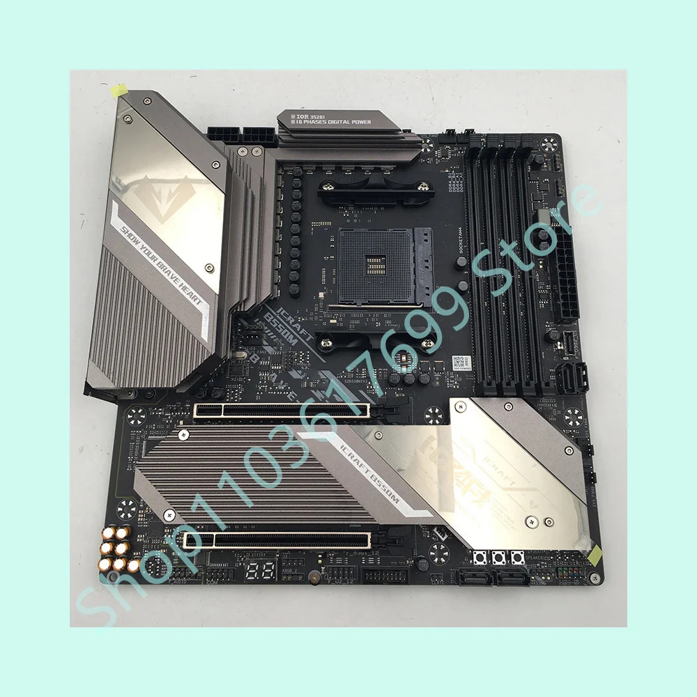 MAXSUN 데스크탑 컴퓨터 마더보드 소켓 AM4 NVME M.2 SATA SSD DDR4 MS-iCraft B550M 새 B550