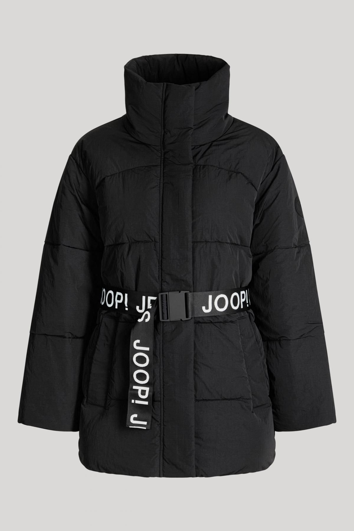 윱 하이넥 벨트 숏 패딩 코트 블랙 30048916-10020271-001 ONE COLOR - 상품 이미지