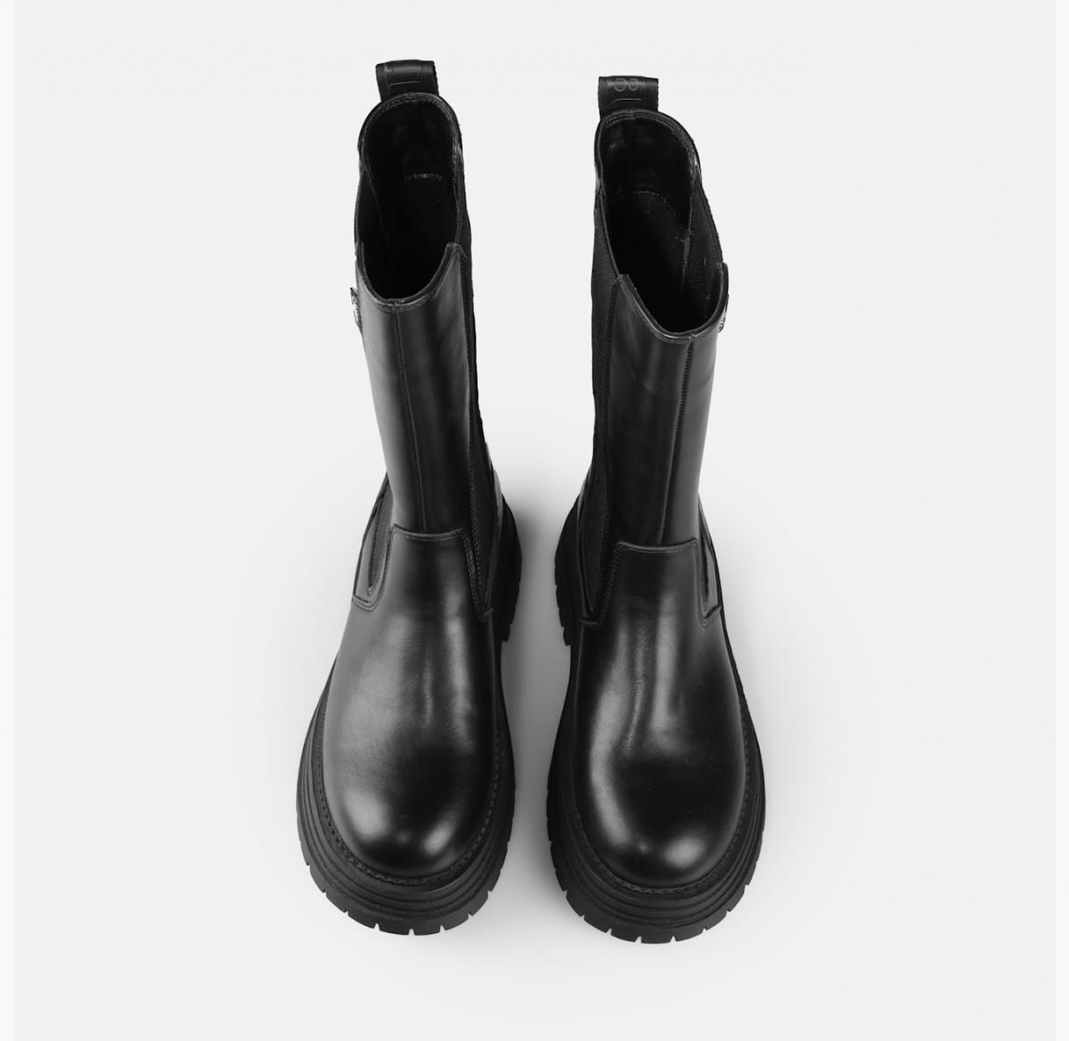 버팔로 비건레더 첼시 하이부츠 블랙 02474965 SCHWARZ - 상세 이미지 2