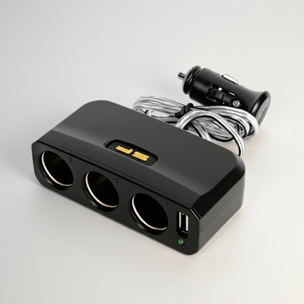 USB 3구 차량용 멀티소켓 - 상품 이미지
