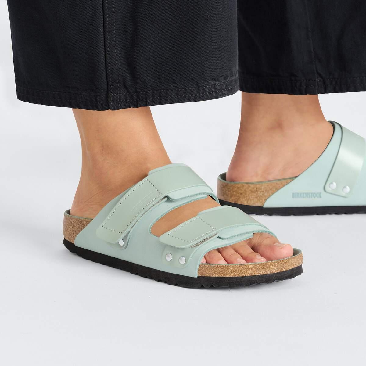 버켄스탁 프리미엄 누벅 레더 스포츠 스트랩 샌들 1026531/1026498 SURF GREEN - 상세 이미지 4