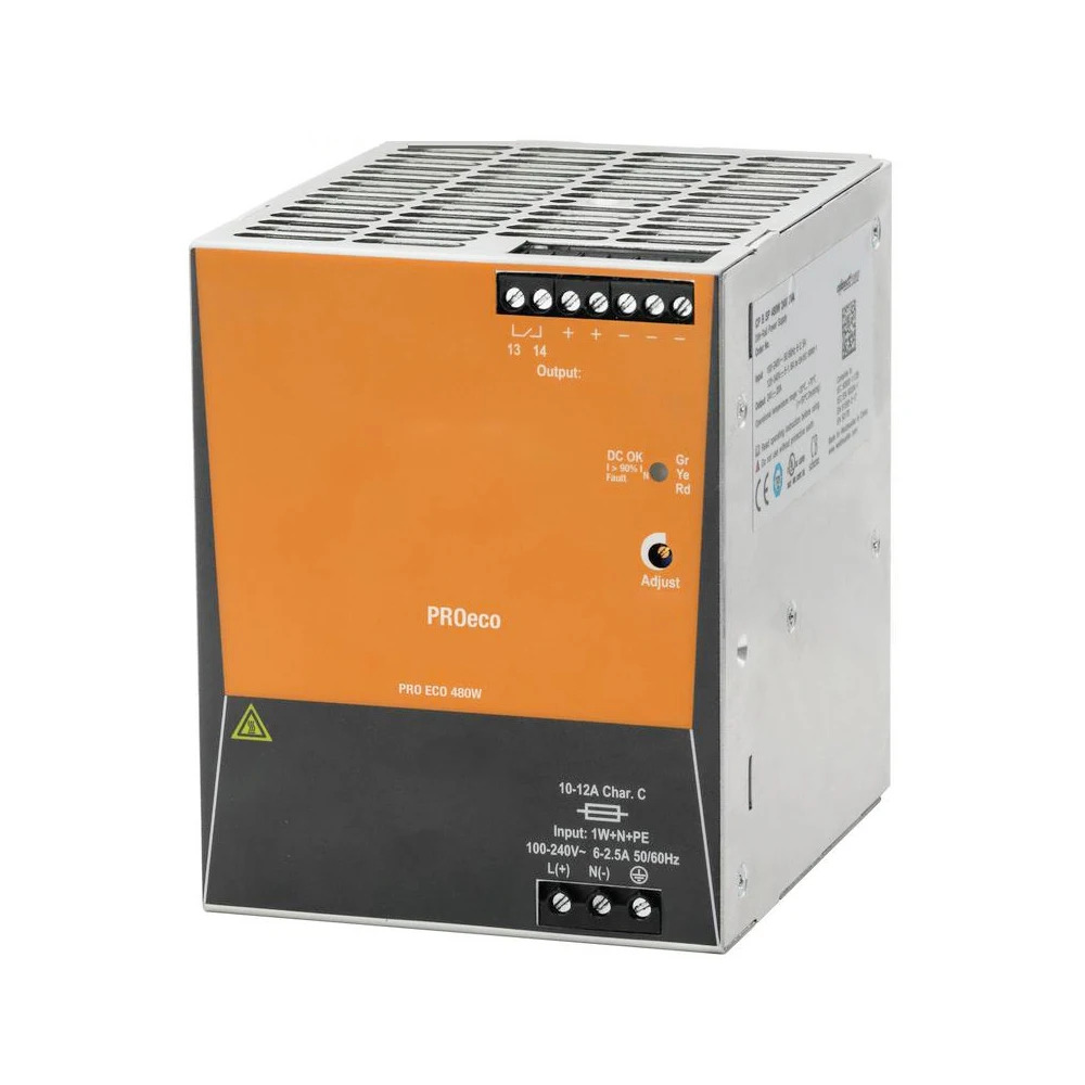 1469610000  Weidmuller 전원공급장치 PRO ECO 480W 48V 10A용