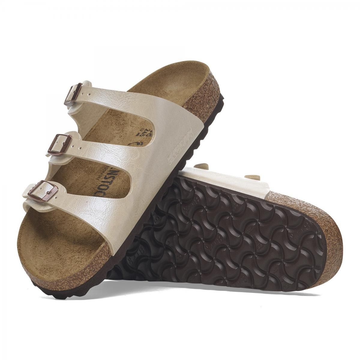버켄스탁 컴포트 스트랩 샌들 BirkoFlor 플로리다 1029777/1029818 GRACEFUL PEARL WHITE - 상세 이미지 5