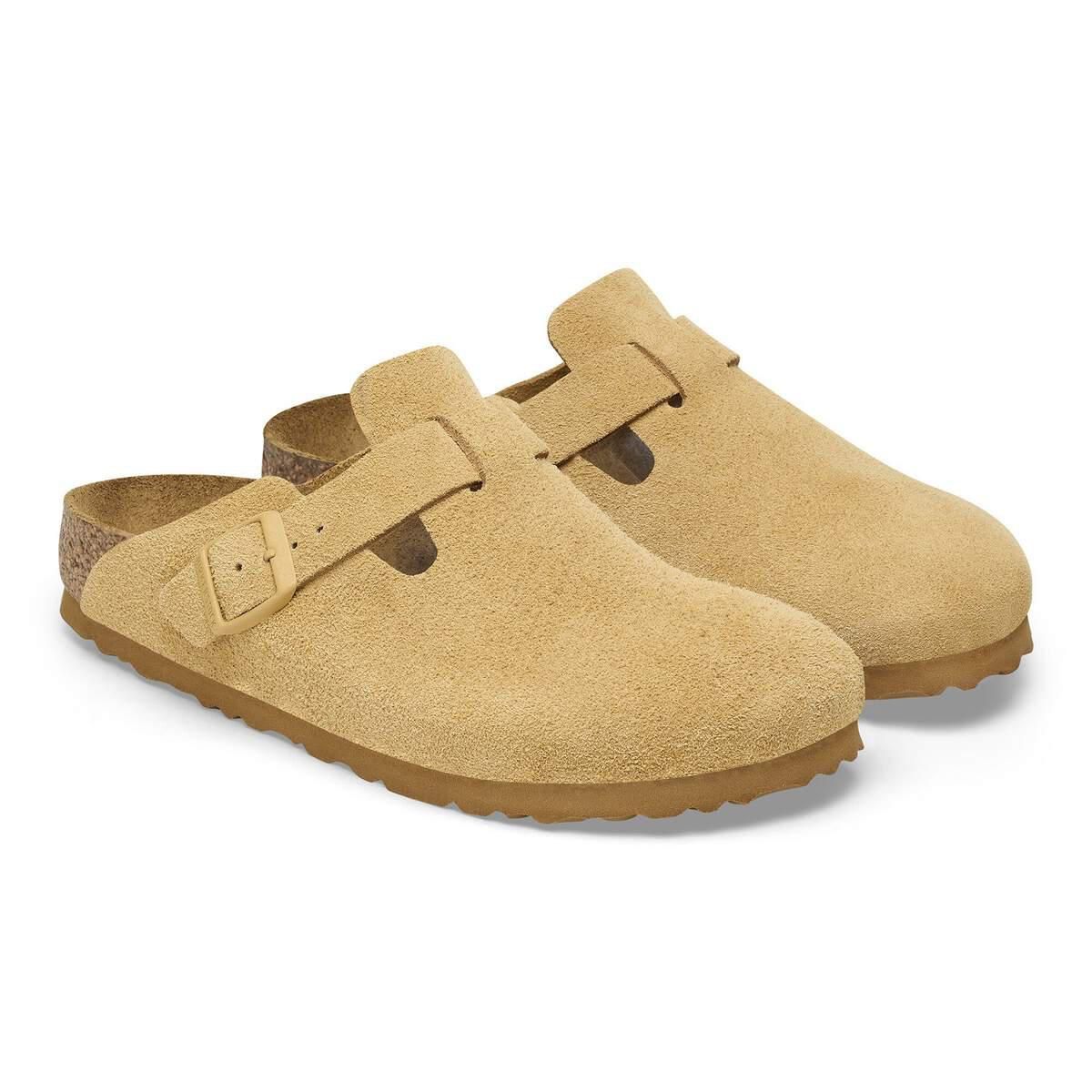 버켄스탁 컴포트 스웨이드레더 보스턴 버클 슬리퍼 1027732/1027752 LATTE CREAM TONAL OS - 상세 이미지 4