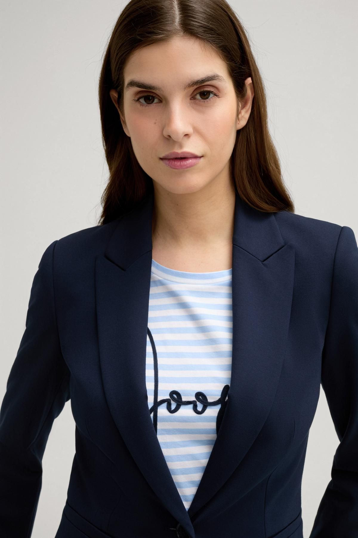 윱 테일러드 네이비 블레이저 Janina 30046318-10019158-405 NAVY - 상세 이미지 5
