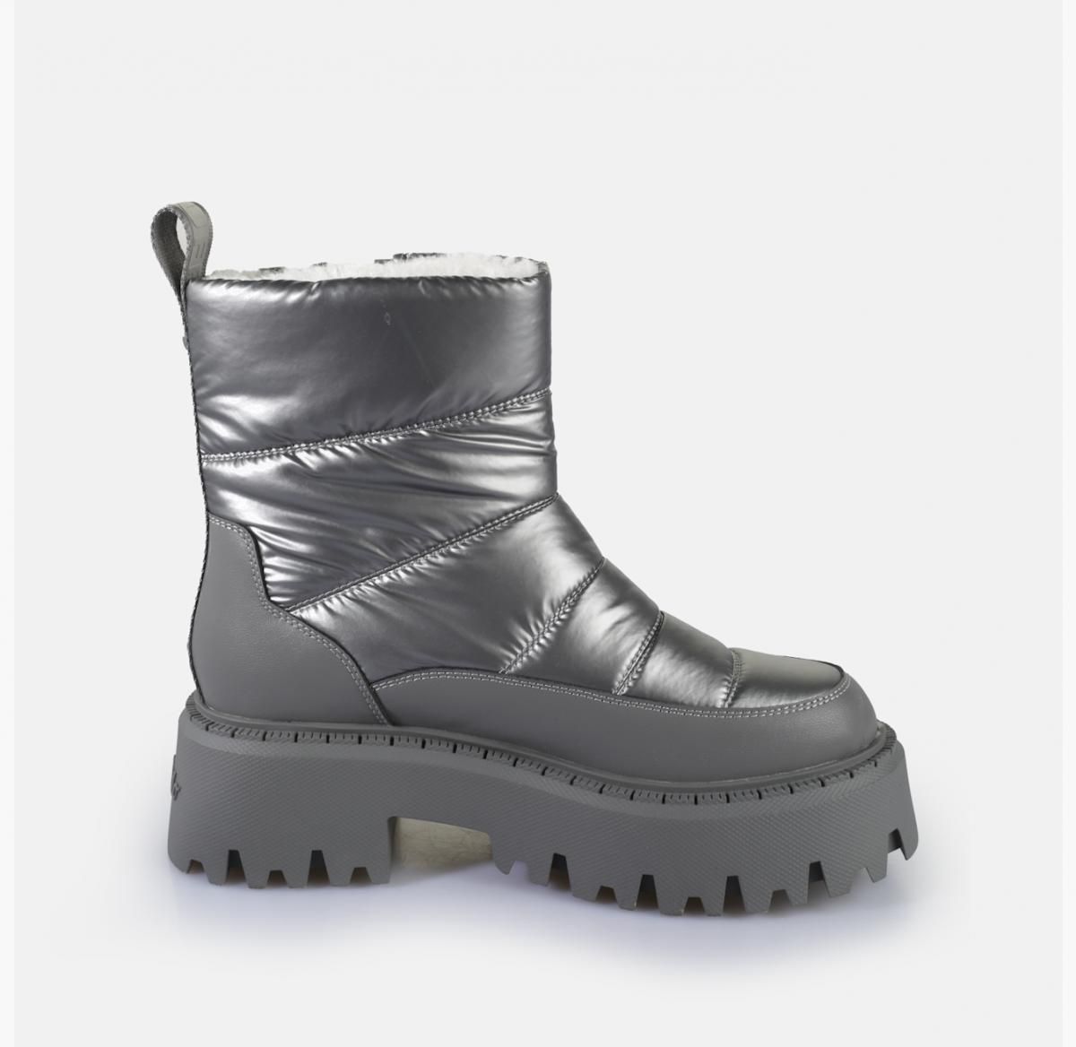 버팔로 지퍼 패딩 앵클부츠 Aspen Puffer Zip 02527344 GRAU/SILBER - 상세 이미지 4