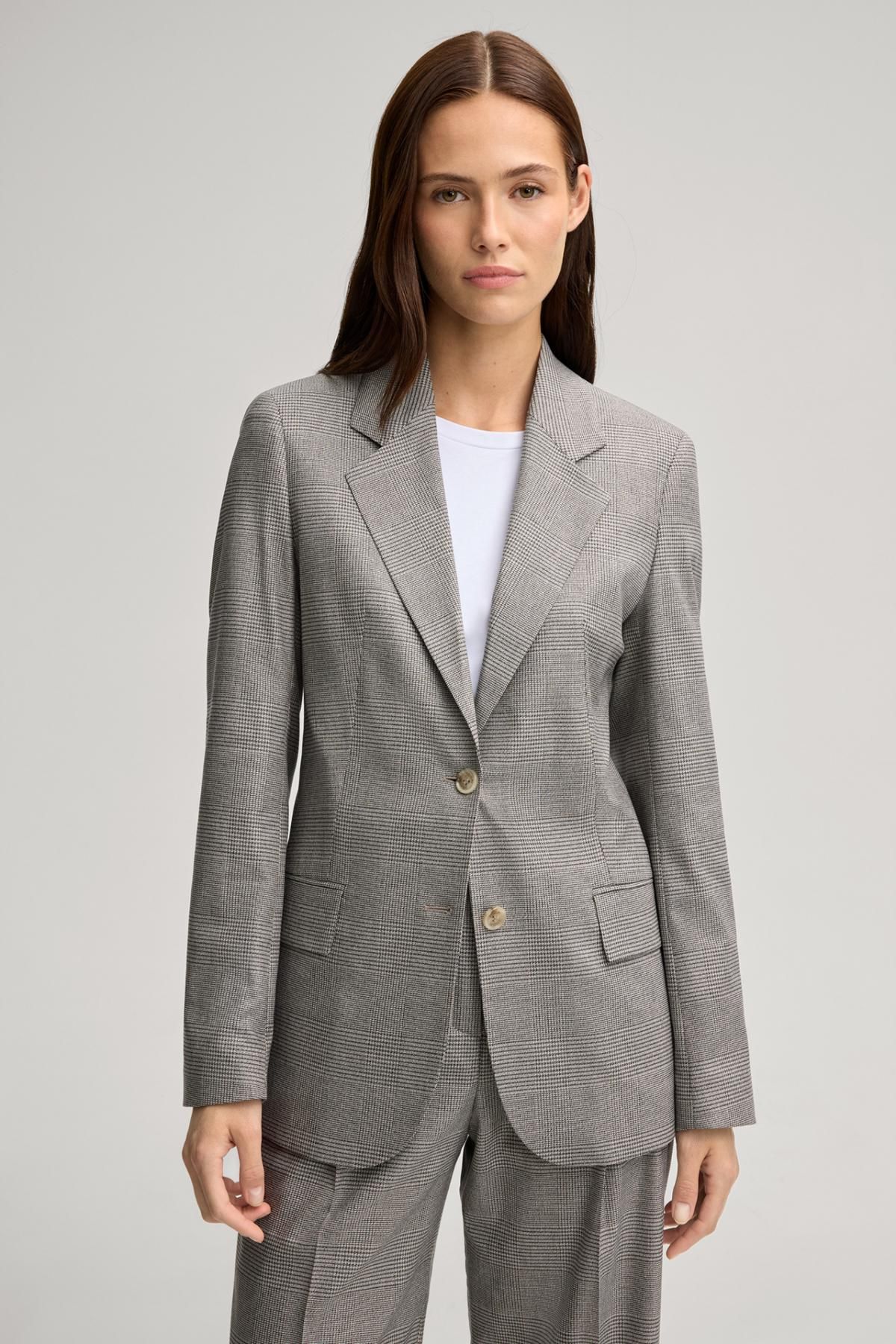 윱 클래식 테일러드 Josie 블레이저 30047099-10019815-970 SCHWARZ/ECRU/BEIGE - 상세 이미지 2