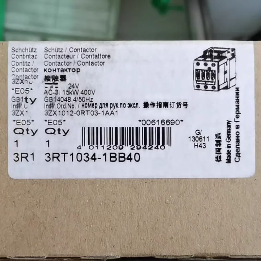 3RT1034-1BB40 DC24V 산업제어 접촉기