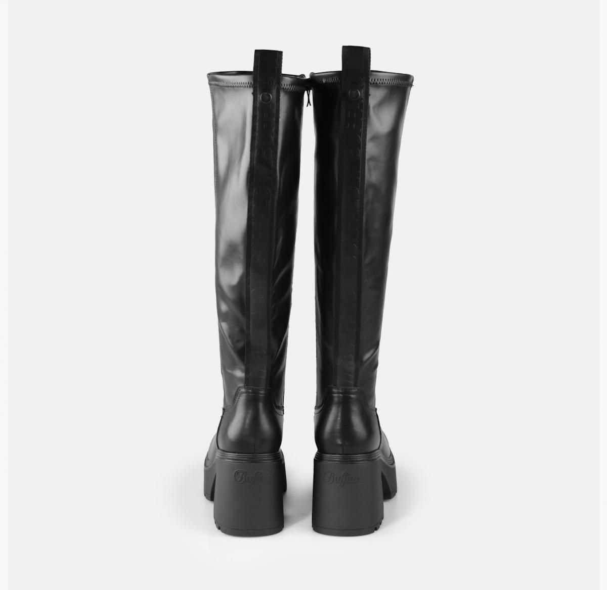 버팔로 트렌디 롱부츠 블랙 플랫폼 비건레더 02475304 SCHWARZ - 상세 이미지 4