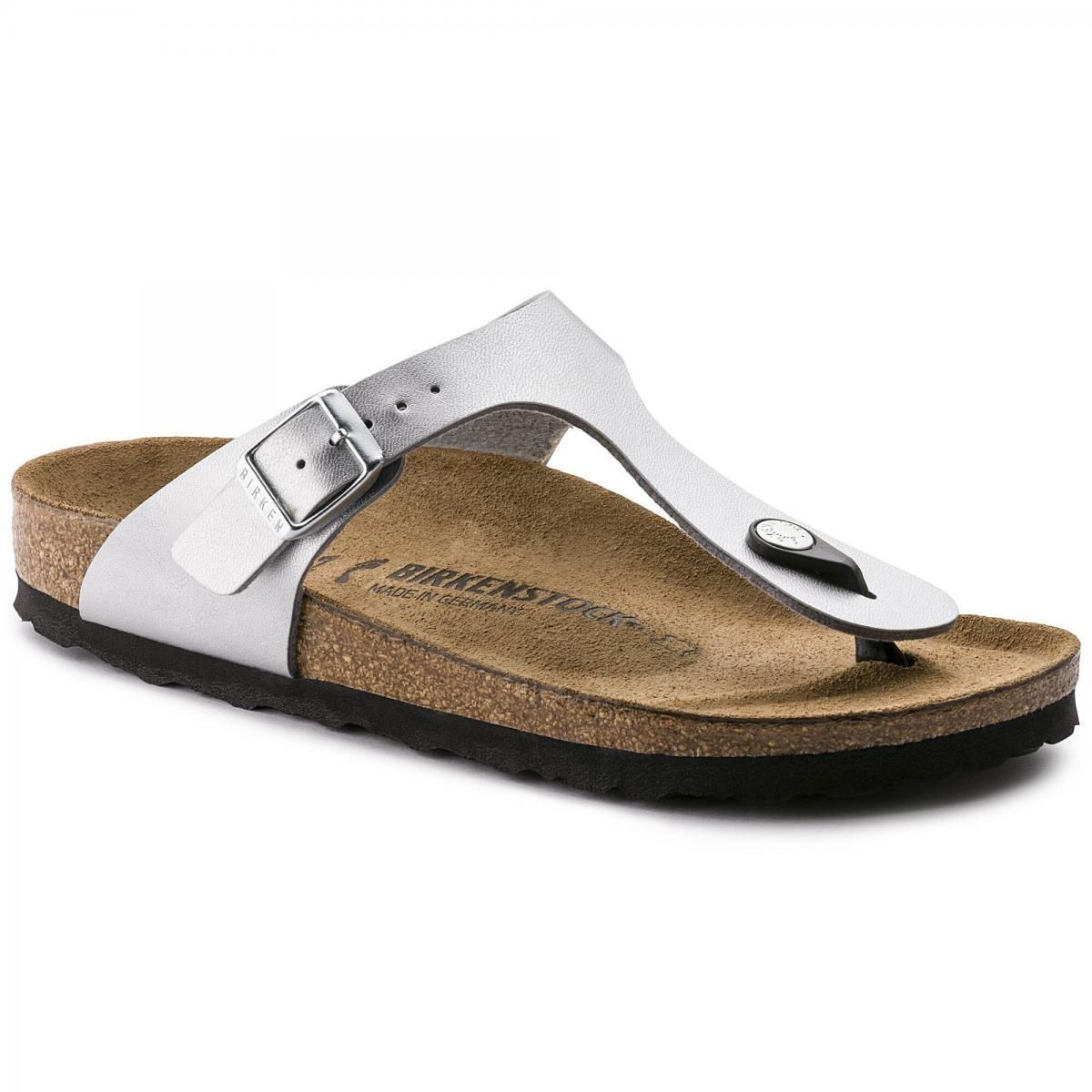 버켄스탁 메탈릭 스트랩 샌들 Gizeh BirkoFlor 0043851/0043853 SILBER - 상세 이미지 2