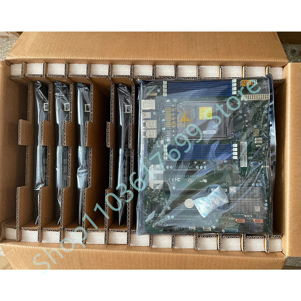 Supermicro MBD-X12SPI-TF-B LGA4189 IPMI서버 마더보드. M.2 C621A TPM VROC 지원 8375 X12SPI-TF