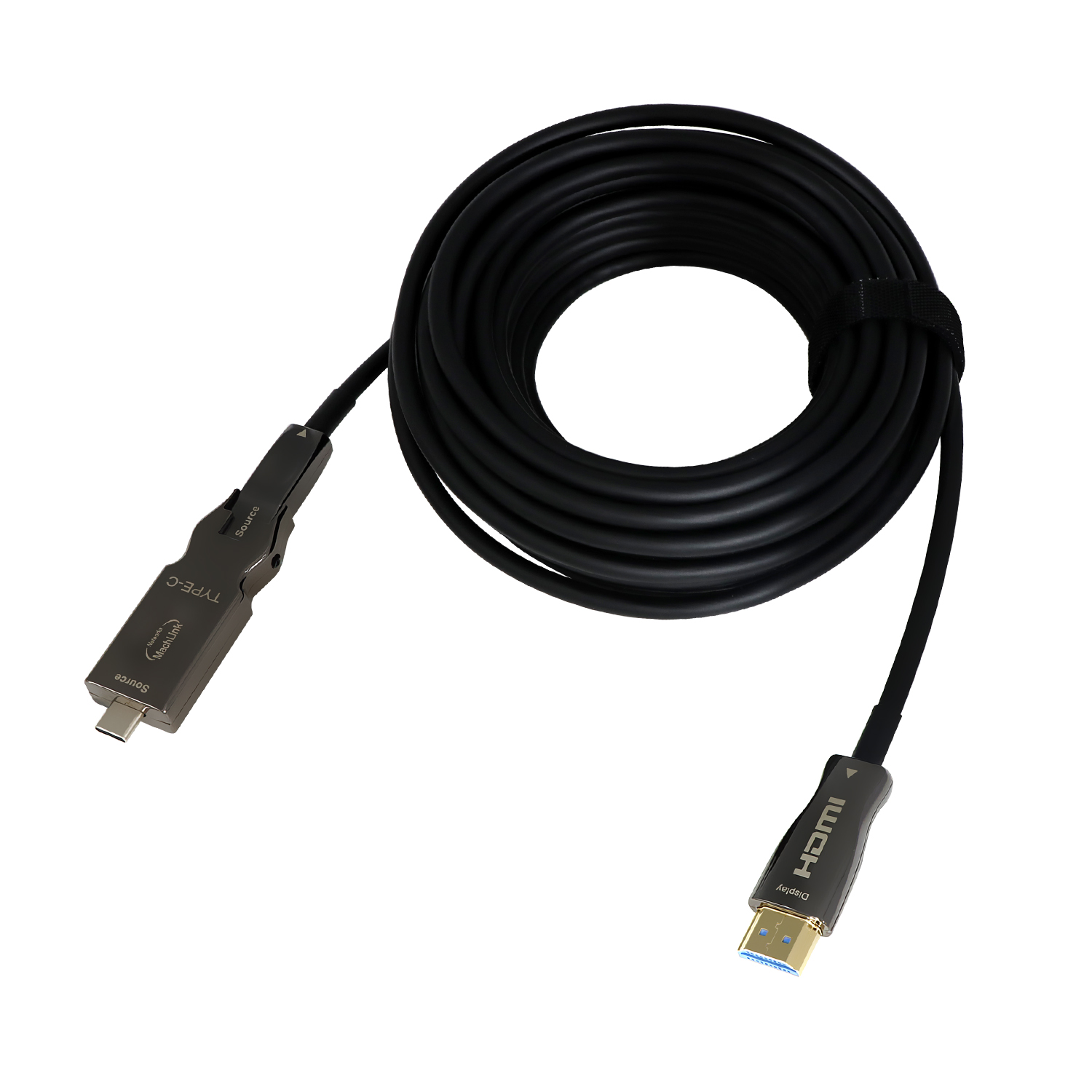 마하링크 AOC 분리형 C타입 TO HDMI 2.1 8K 광케이블 5m, 1개 - 상세 이미지 2