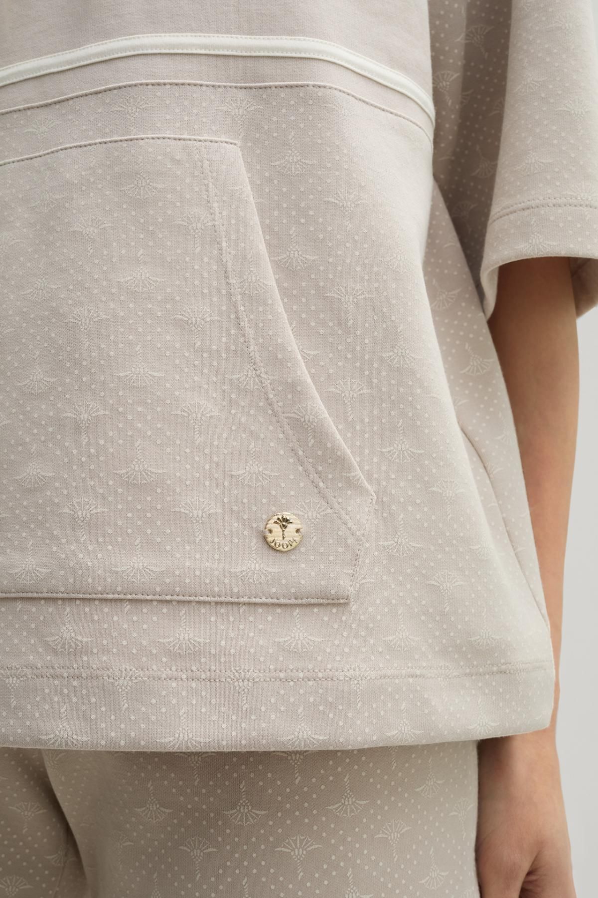 윱 테크니컬 쇼트슬리브 후드티셔츠 베이지에크루 30046217-10019326-299 BEIGE/ECRU 이미지 6