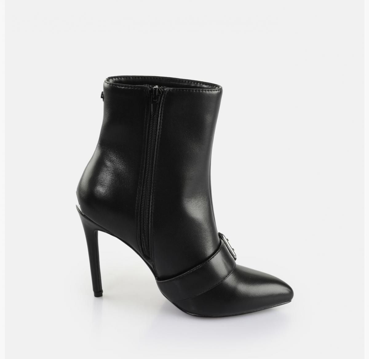 버팔로 스틸레토힐 앵클부츠 Juliet Bootie Belt 02377214 SCHWARZ - 상세 이미지 4