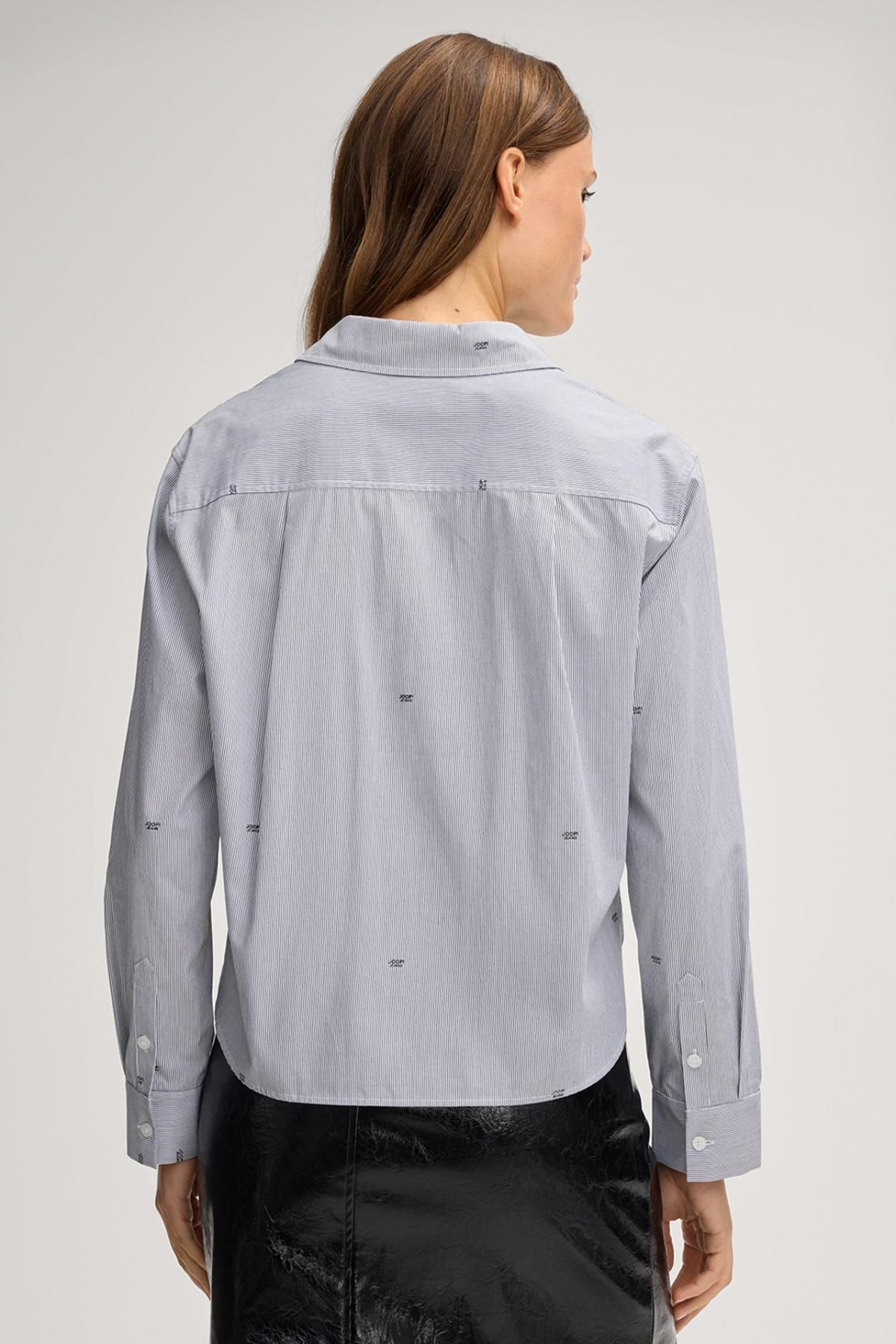 윱 스트라이프 베이직 셔츠카라 블라우스 30048940-10019224-099 ONE COLOR - 상세 이미지 4
