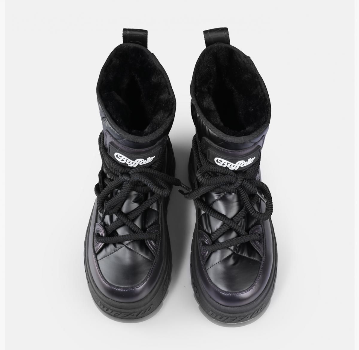 버팔로 테크니컬 비건 패딩 플랫폼 스노우부츠 블랙 02475131 SCHWARZ - 상세 이미지 2