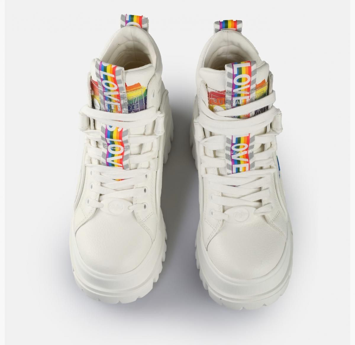 버팔로 플랫폼 앵클부츠 레인보우 Aspha NC MID BS 02386142 WEISS/MULTICOLOR - 상세 이미지 2