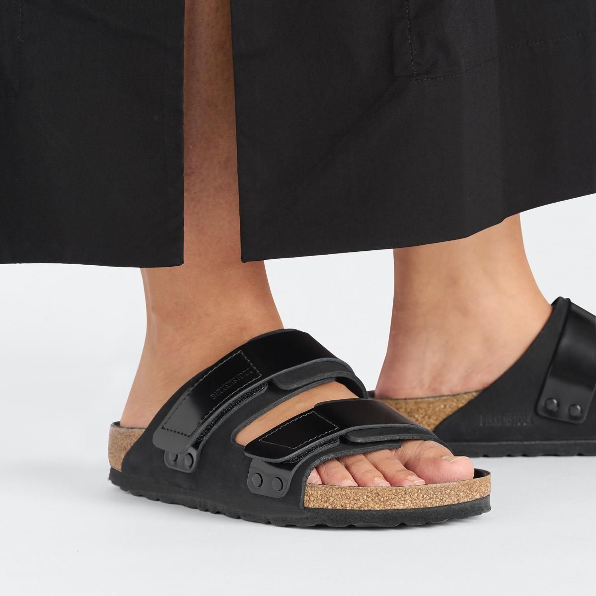 버켄스탁 스포티브 누벅레더 스트랩 샌들 Uji 1026522/1026570 SCHWARZ - 상세 이미지 4
