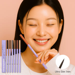 슈에무라 하드포뮬라 대체 눈썹 펜슬 얇은 아이브로우 슬림 브로우펜 1+1 솔직 후기 | 피부 타입별 분석 - 상품 이미지 2