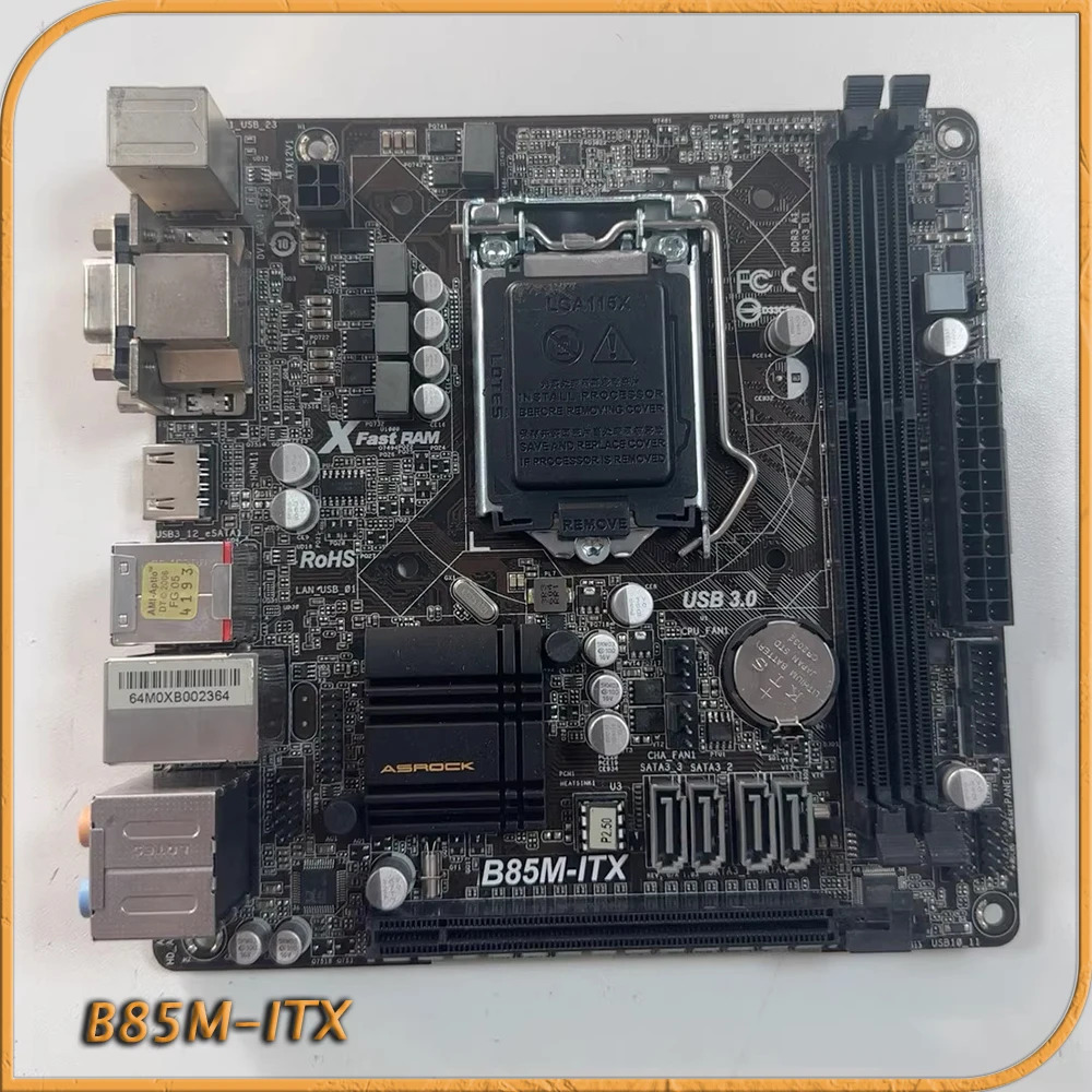 ASRock호환 마더보드B85M-ITX DDR3 DDR3L 1150 B85 16GB
