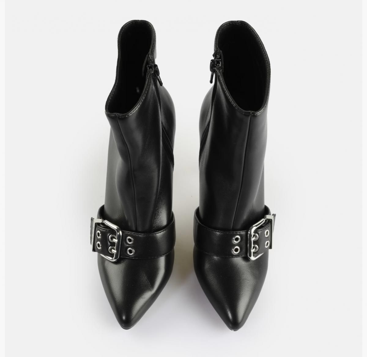 버팔로 스틸레토힐 앵클부츠 Juliet Bootie Belt 02377214 SCHWARZ - 상세 이미지 2