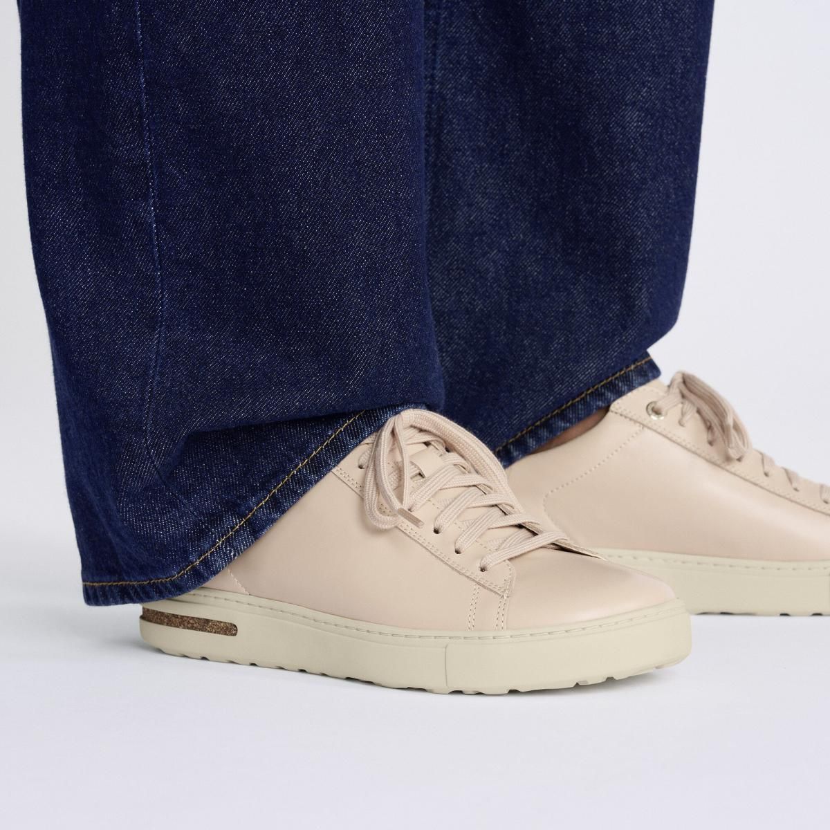 버켄스탁 내추럴레더 페이턴트 베이직로우탑 스니커즈 1029647/1029676 NEW BEIGE - 상세 이미지 4