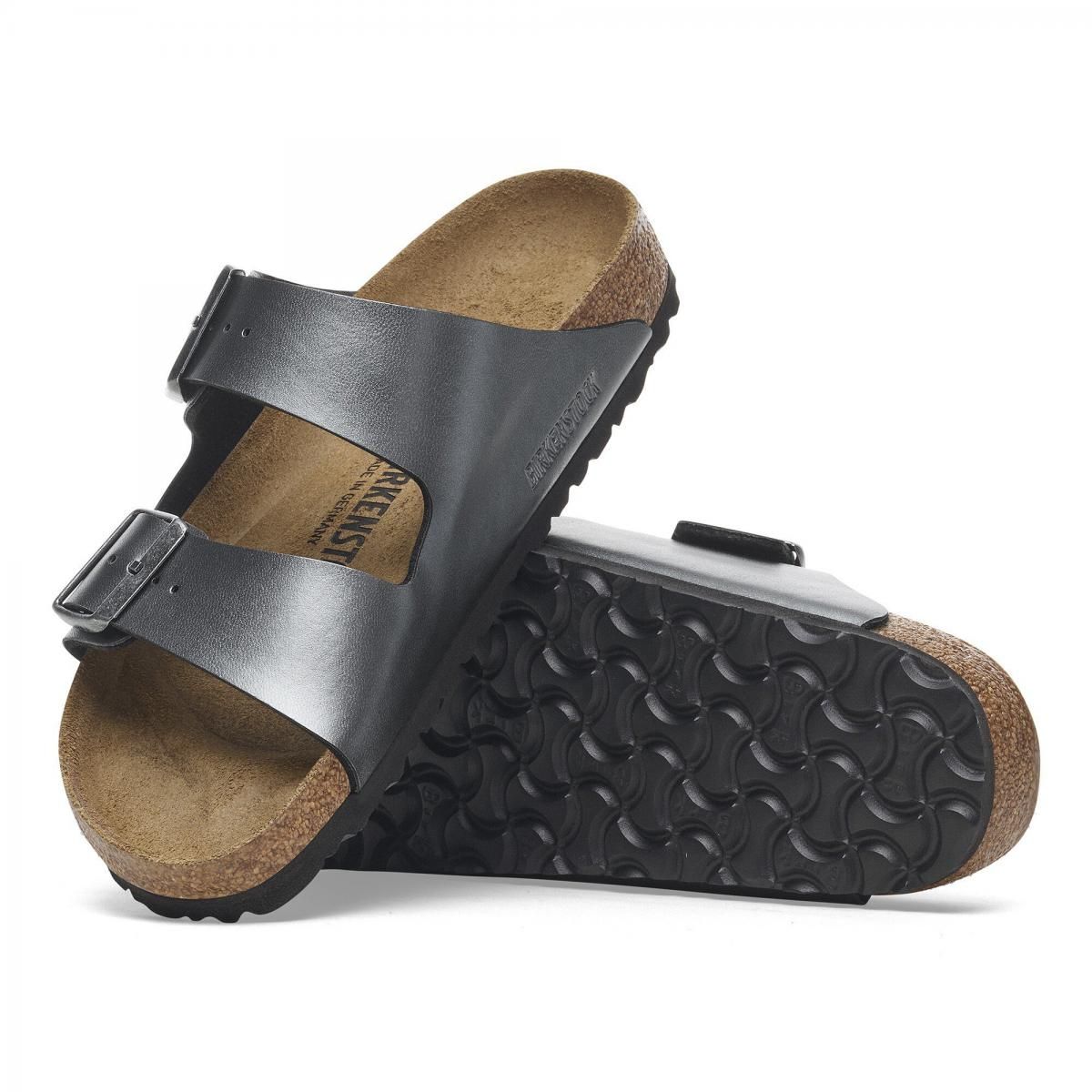 버켄스탁 베이직 스트랩 버클 샌들 Arizona BirkoFlor 1029233/1029224 SCHWARZ METALLIC - 상세 이미지 5