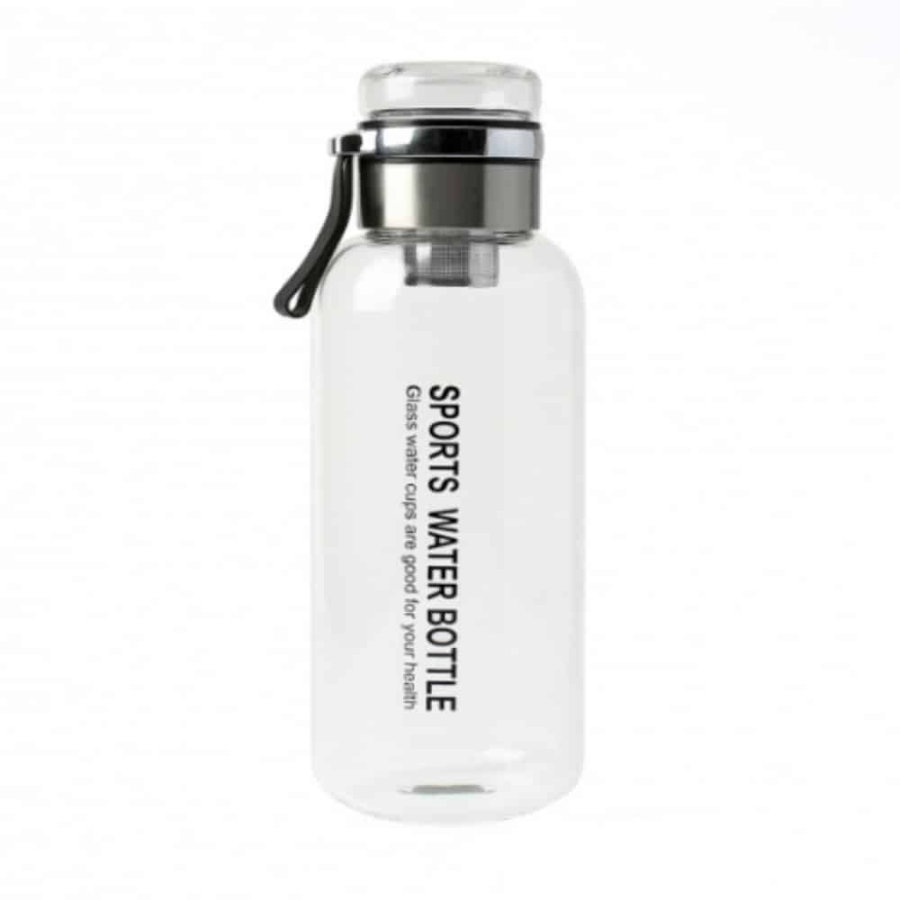 카페보틀 유리보틀 티보틀 파우치 세트 900ml 실버 - 상품 이미지