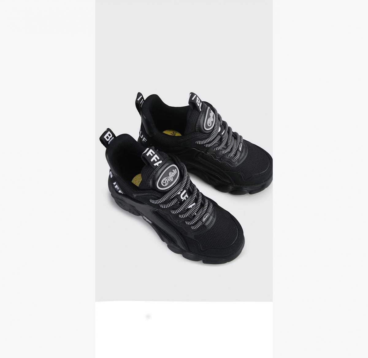 버팔로 청키 플랫폼 블랙 스니커즈 CLD Chai 01866675 SCHWARZ - 상세 이미지 3