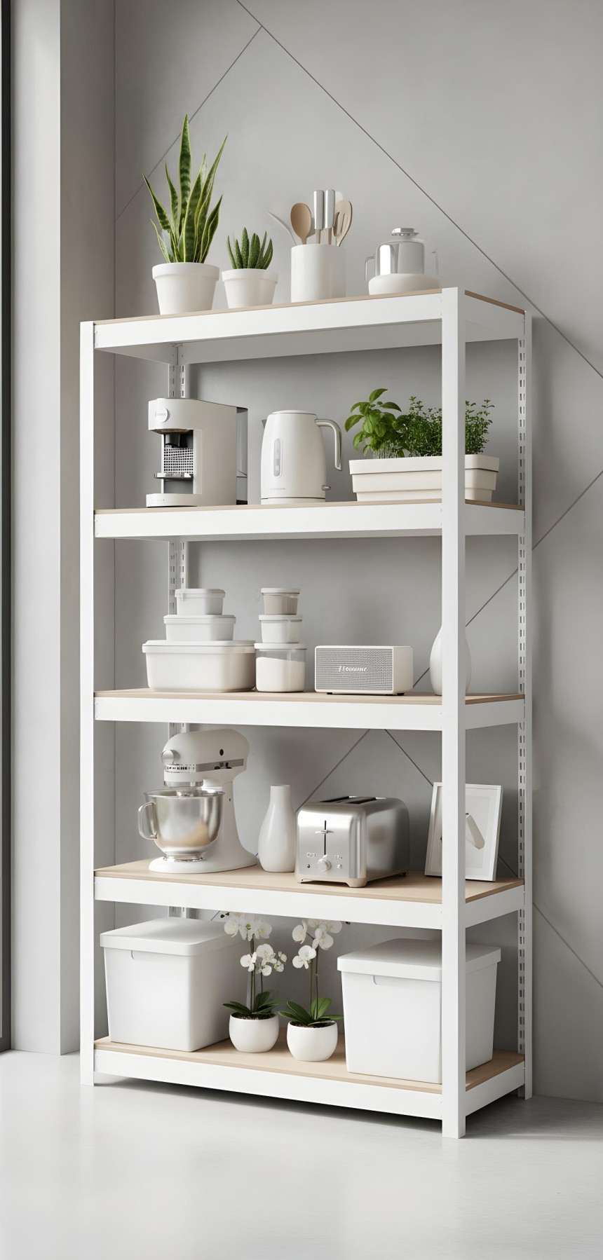 코스트코선반 스피드랙 철제선반 조립식 앵글 베란다 창고 무볼트 건조기 3030605단