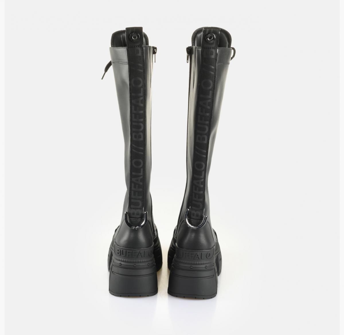 버팔로 플랫폼 레이스업 롱부츠 Gospher 02331669 SCHWARZ - 상세 이미지 5