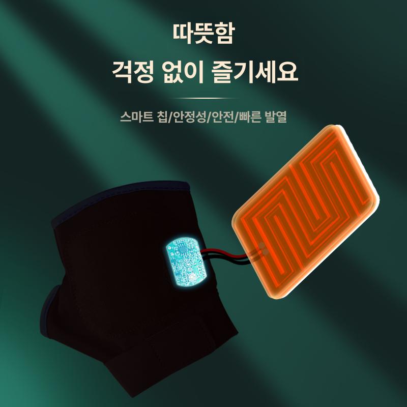 사무실 발열 반장갑 충전식 손난로 보온 책상 키보드 USB 겨울온열장갑 3세대 장갑 핑크 2000mAh - 상세 이미지 3