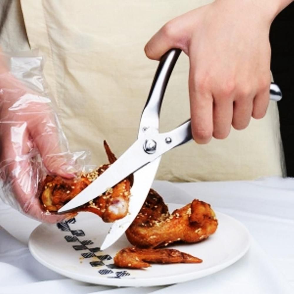 스테인리스 절단 뼈 가위 꽃게 대게 쿠킹 아트 컷팅 - 메인 이미지