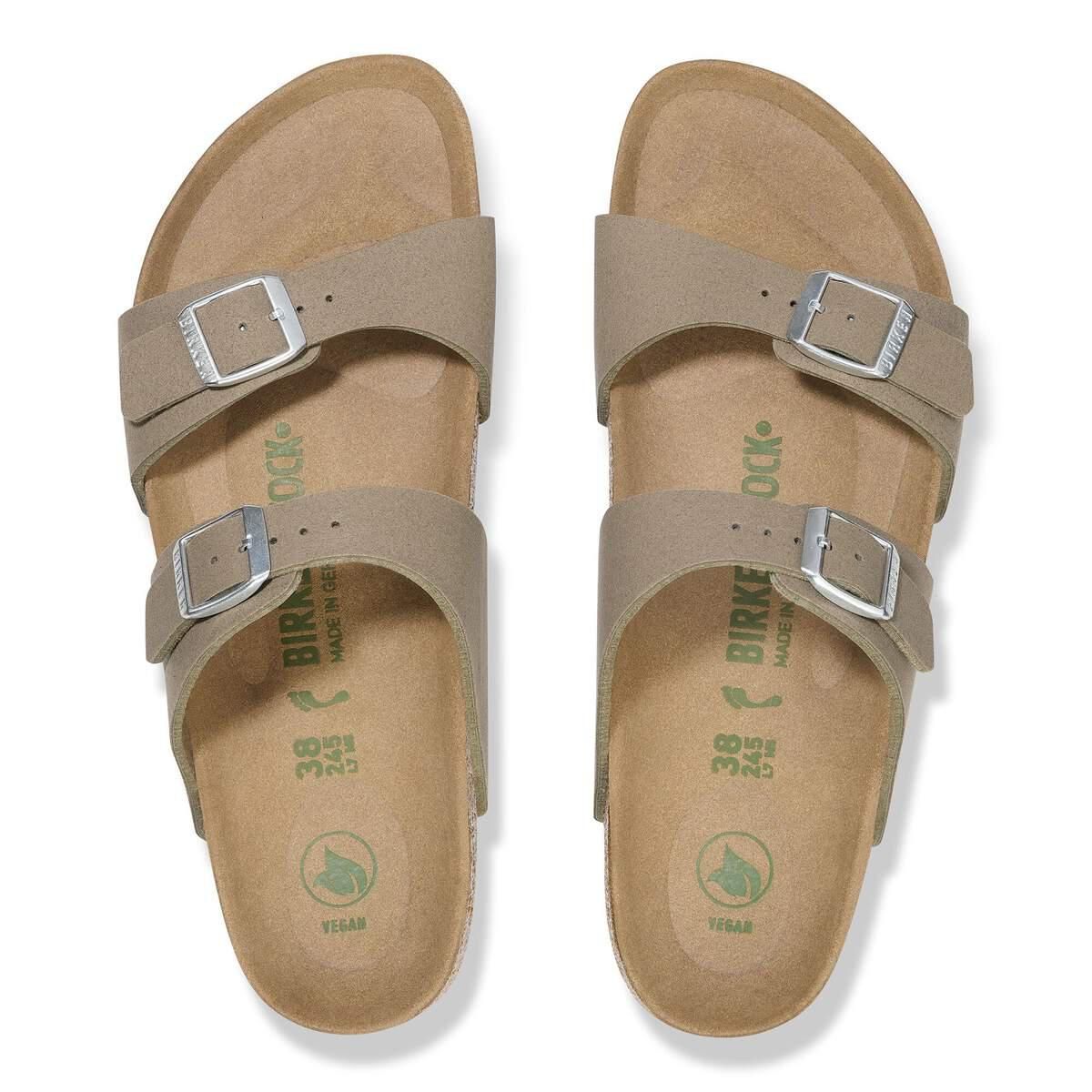 버켄스탁 비건 스트랩 샌들 Sydney BS Synthetik 1026664/1026700 SOFT BIRKI VEGAN GRAY TAUPE - 상세 이미지 3