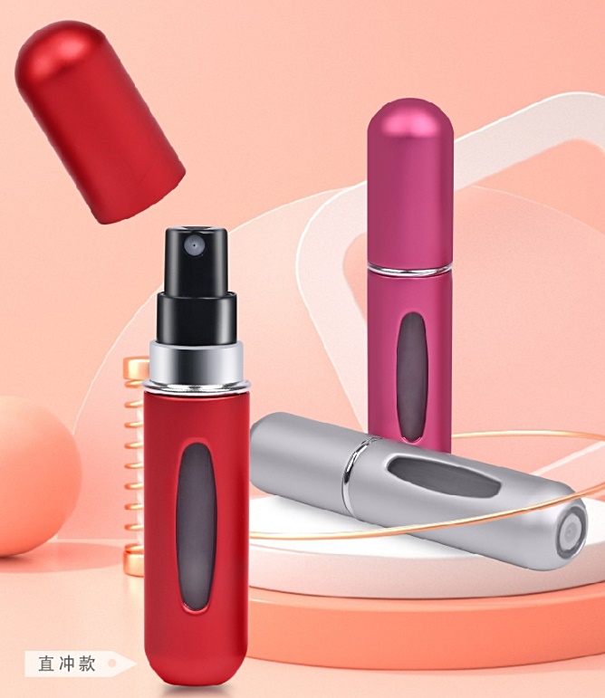리필 펌핑 향수공병 휴대용 향수분사기 5ml 미니 공병 여행 파우치 남자 여자 선물 - 상세 이미지 4