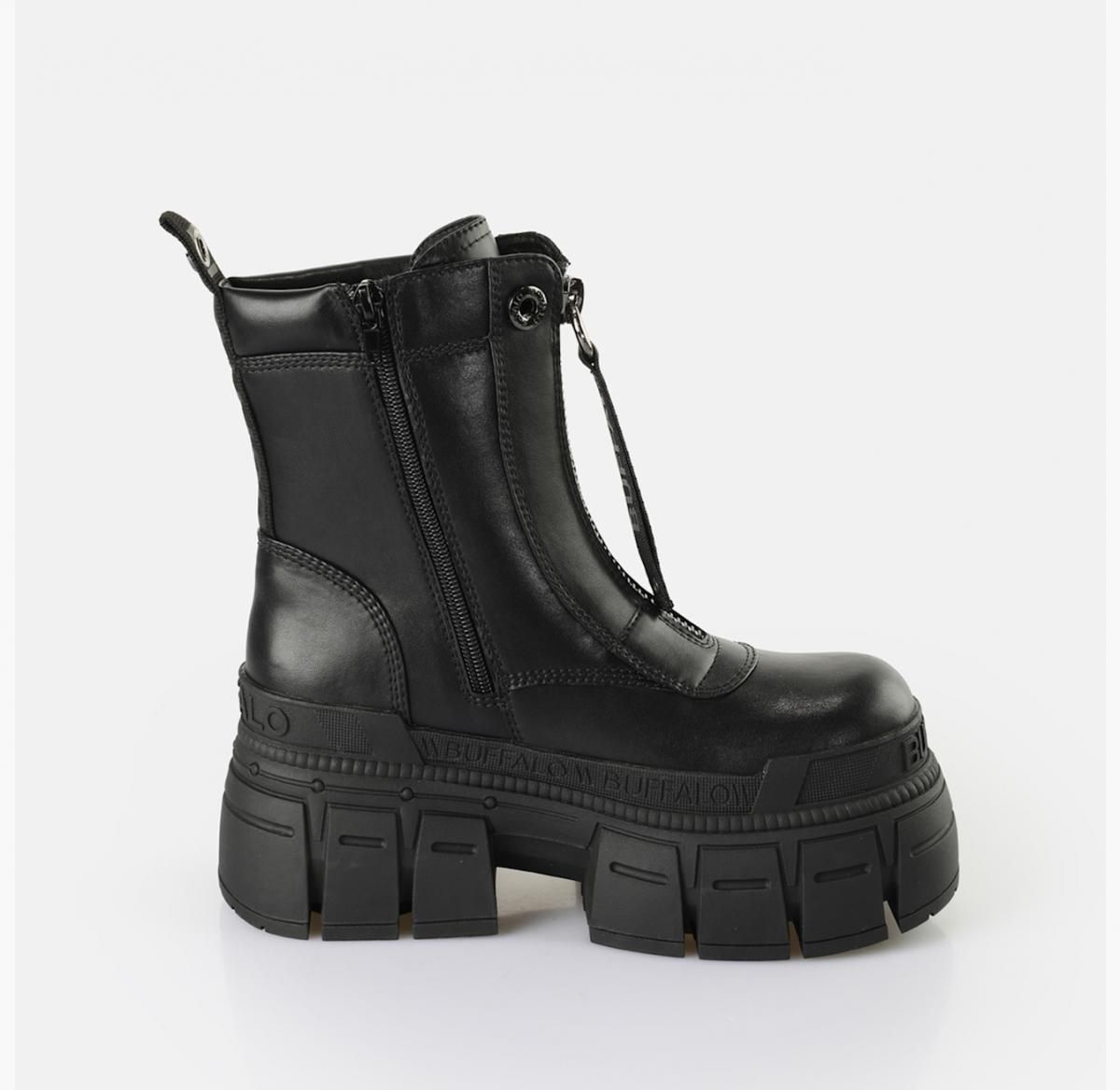 버팔로 플랫폼 앵클부츠 블랙 Gospher Zip BS 02475118 SCHWARZ - 상세 이미지 4