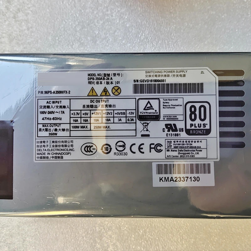 어드밴텍 Flex Pos 80plus DPS-350AB-24 A 350W 1U 리퍼PS원본