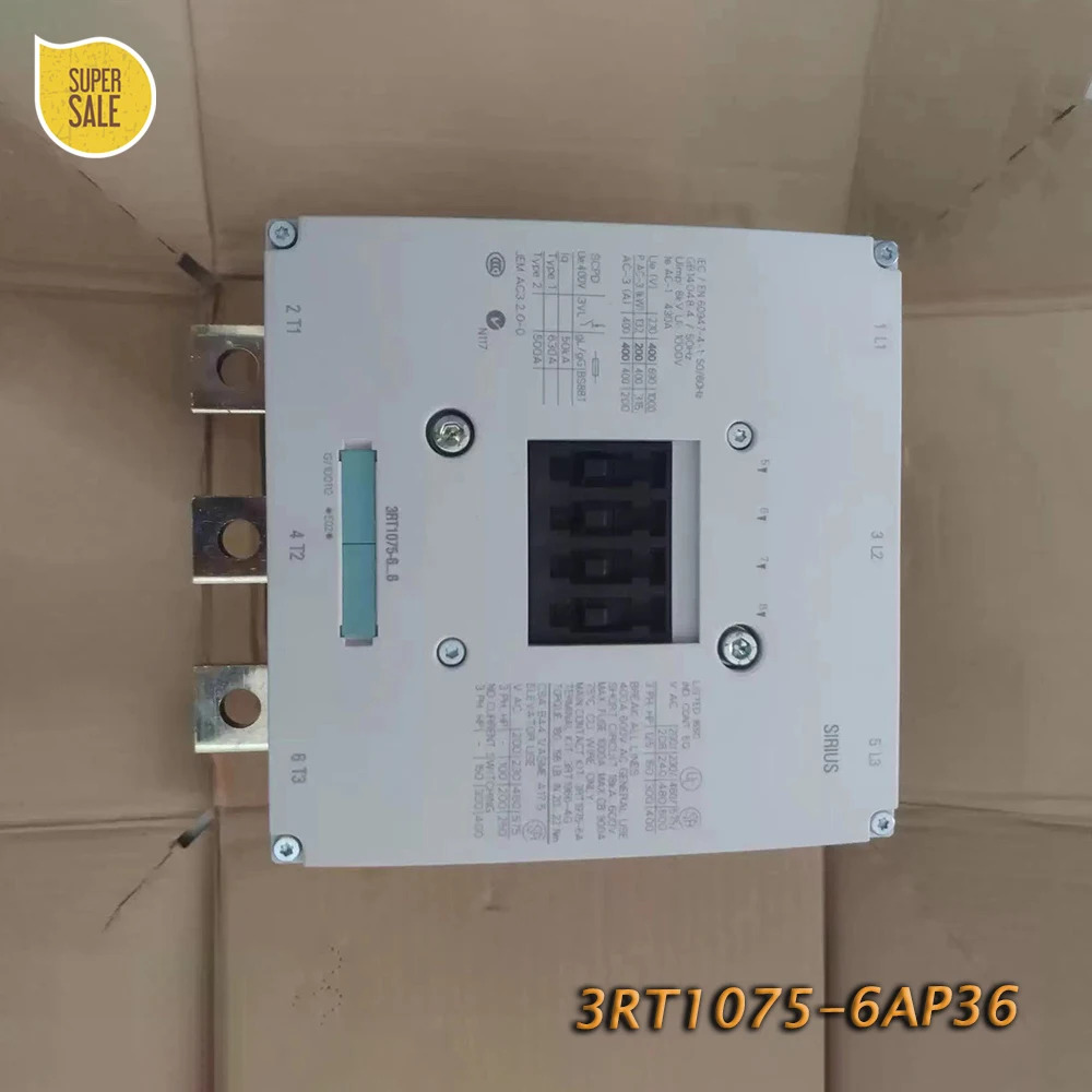 3RT1075-6AP36 코컨택터 200kW / 400V AC50-60Hz/DC