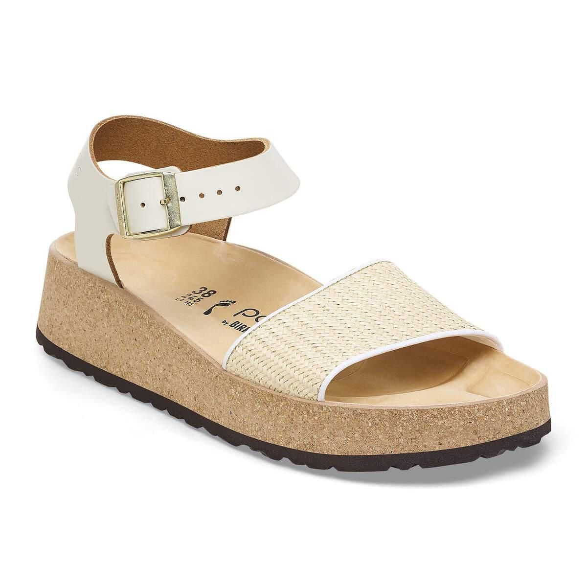 파필리오 글렌다 라피아 천연가죽 스트랩 샌들 1026921 NATURAL/WHITE - 상세 이미지 2