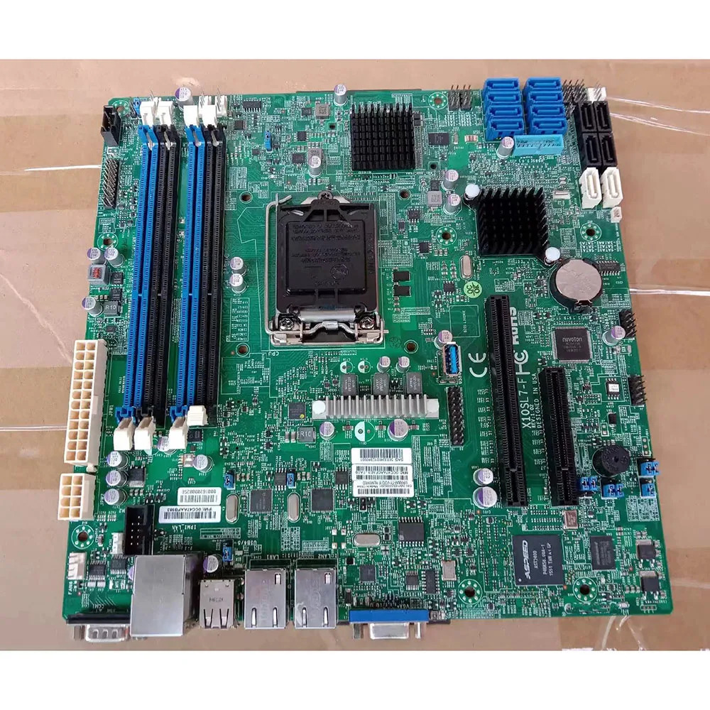 Supermicro X10SL7-F 서버 마더보드 E3-1200 v3/v4 대 코어 i3 DDR3 LGA1150용