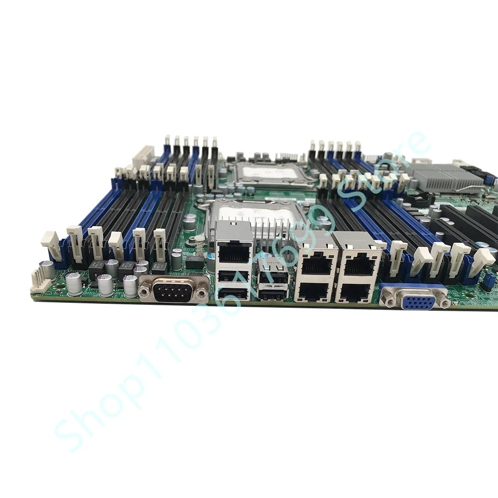 Supermicro 서버X9DRI-LN4F 양방향 X79 마더보드 X9DRI-LN4F는 V2 CPU C602 칩을 지원 201 전리퍼됩니다.