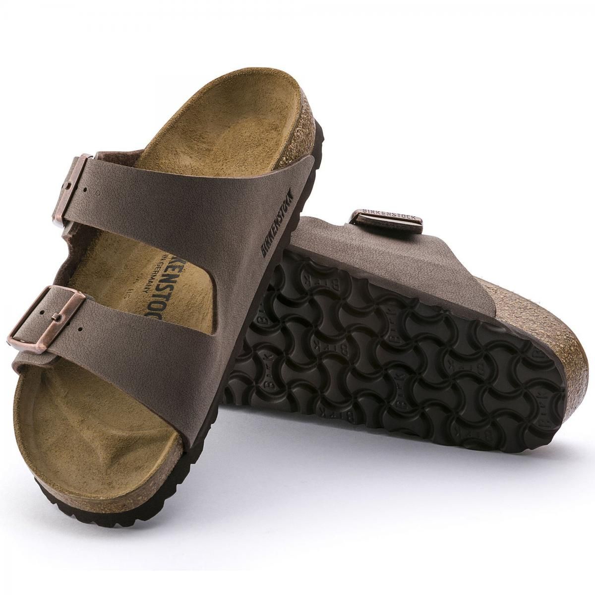 버켄스탁 컴포트 스트랩샌들 버켄스탁 Arizona BirkoFlor 누벅 0151181/0151183 MOCCA - 상세 이미지 5