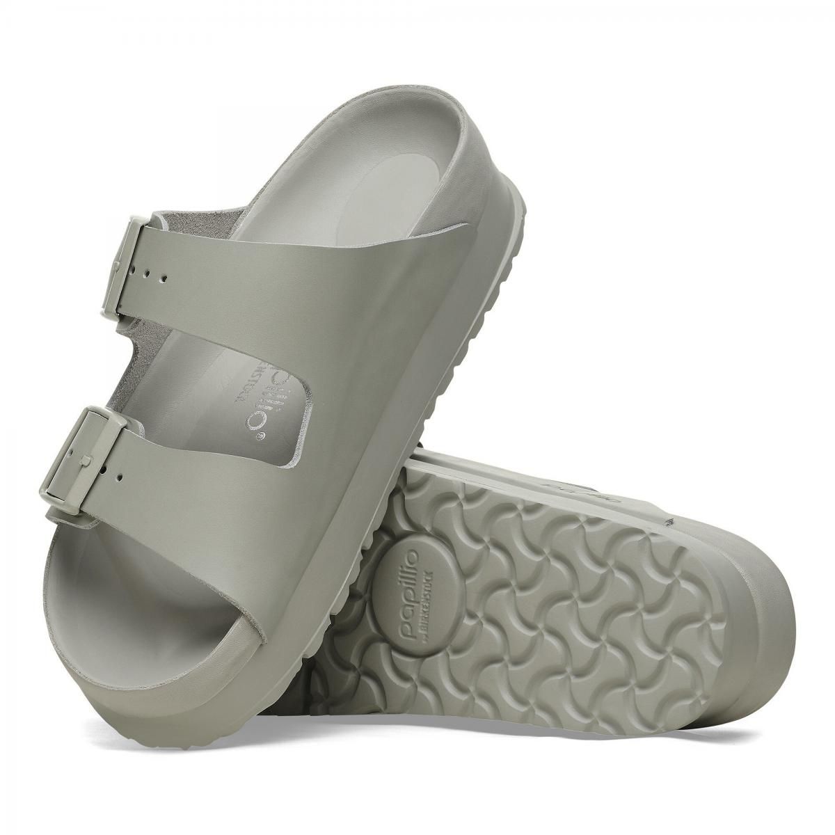 파필리오 플랫폼 레더 스트랩 샌들 Arizona PAP Flex 1026913 MINERAL GRAY - 상세 이미지 4