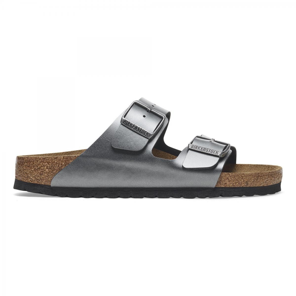 버켄스탁 베이직 스트랩 버클 샌들 Arizona BirkoFlor 1029233/1029224 SCHWARZ METALLIC - 메인 이미지