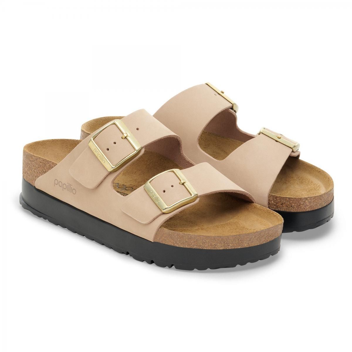 파필리오 플랫폼 누벅 스트랩 샌들 Arizona PAP Flex 1028379 SANDCASTLE - 상세 이미지 5