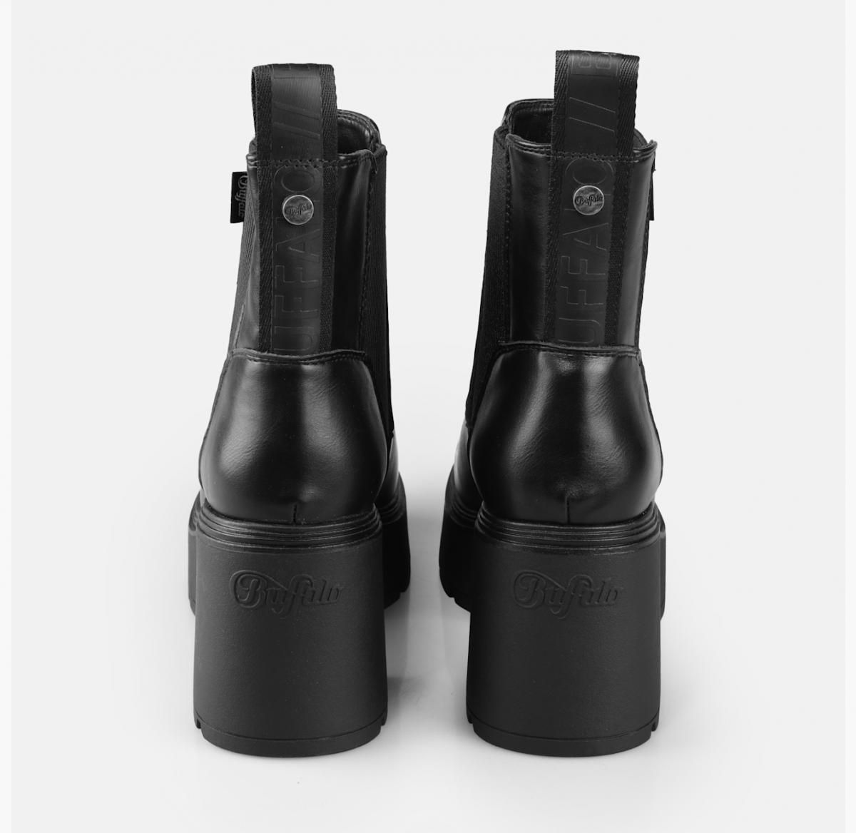 버팔로 플랫폼 블랙 밀라 첼시 앵클부츠 02475286 SCHWARZ - 상세 이미지 4