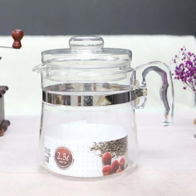 2.5L 약탕기 내열유리 약탕기주전자 차탕기 - 상품 이미지