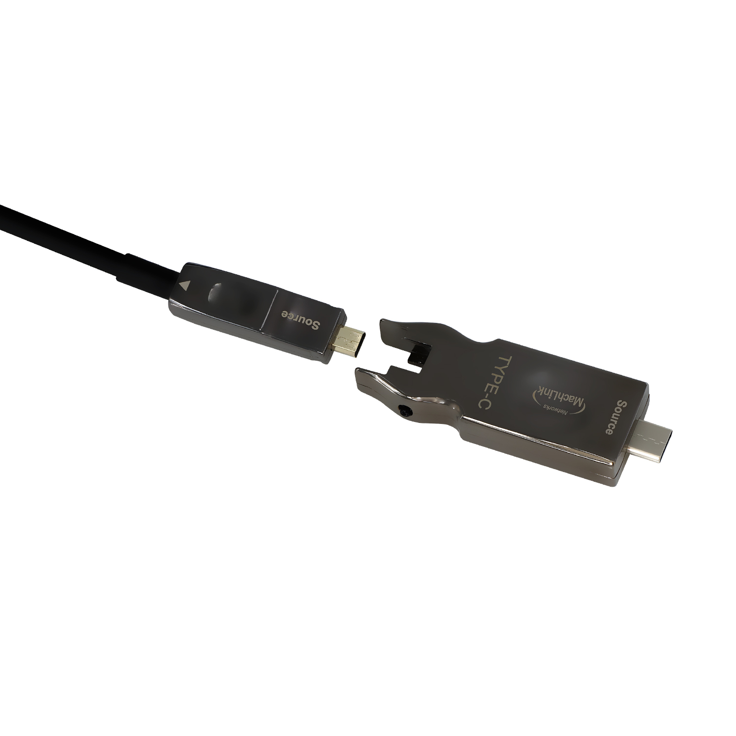 마하링크 AOC 분리형 C타입 TO HDMI 2.1 8K 광케이블 5m, 1개 - 상세 이미지 3