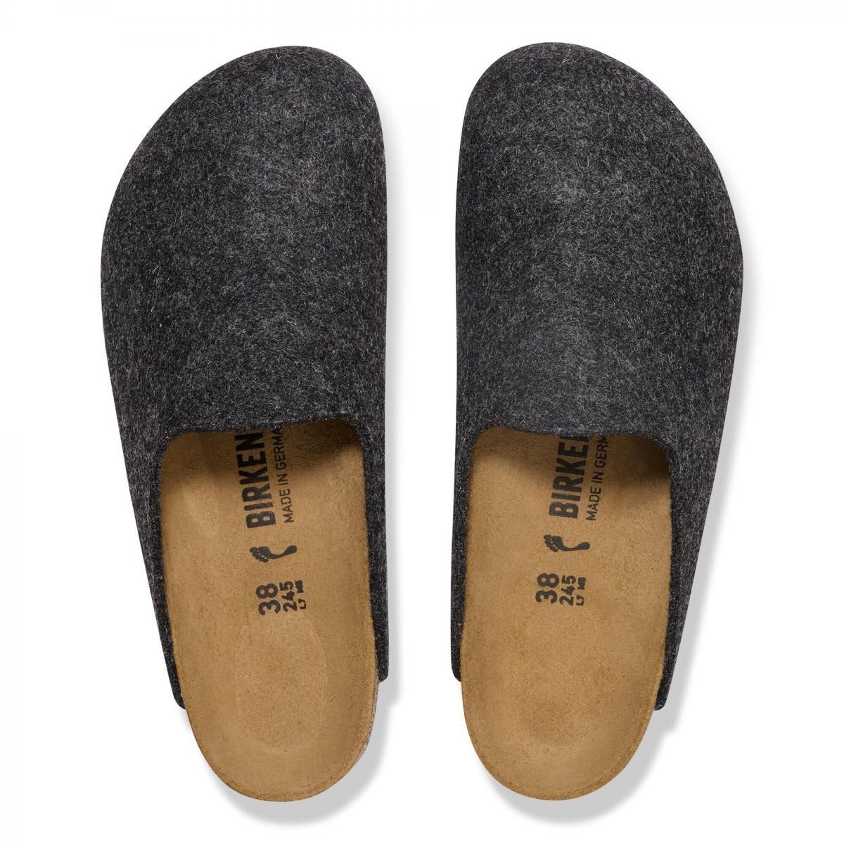 버켄스탁 미니멀 울펠트 컴포트 클로그 Amsterdam BS Felt 1030165/1030225 ANTHRACITE - 상세 이미지 4